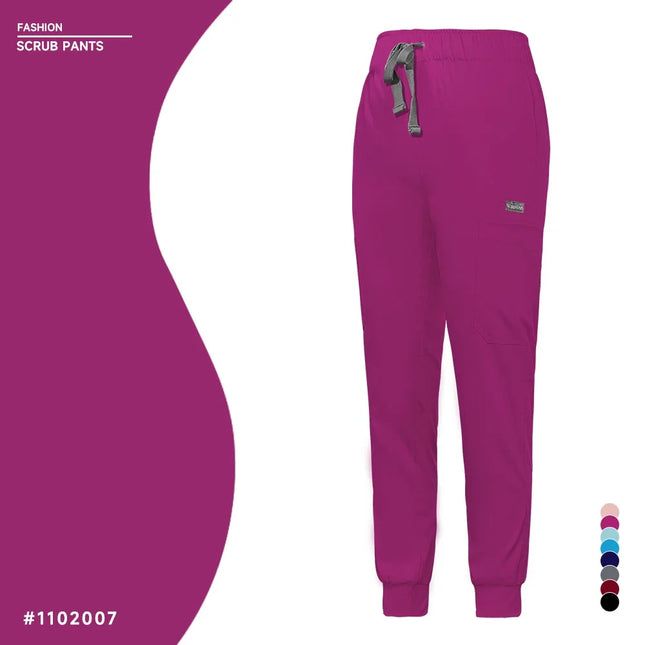 Nurse Medical Uniform Unisex Solid Color Scrub Tops Women Uniform Casual Nurse Uniform Clinical V-neck Shirt Doctor Work Clothes-KarWorkwear