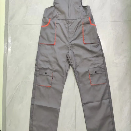 Work Overall Uniform Men Women Work Coverall Car Repairman Jumpsuit Workshop Mechanic Work Clothes Fly pockets Warehouse Rompers