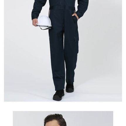 Work Coveralls Repairman with Reflective Strip Mechanic Auto Workshop Clothes Working Uniforms Plus Size 3XL