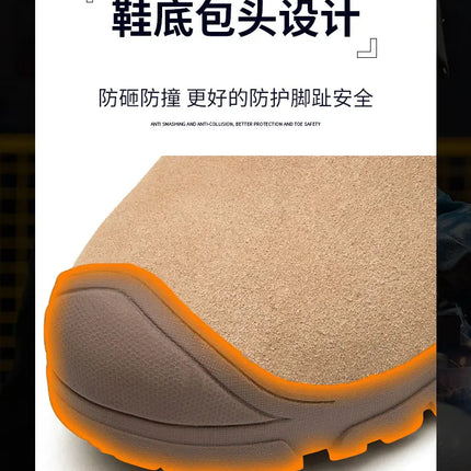 Scald-proof Electric Welding Shoes Plastic Toe Work Shoes Insulated Electrician Shoes Indestructible Industrial Male Wear Boots-KarWorkwear