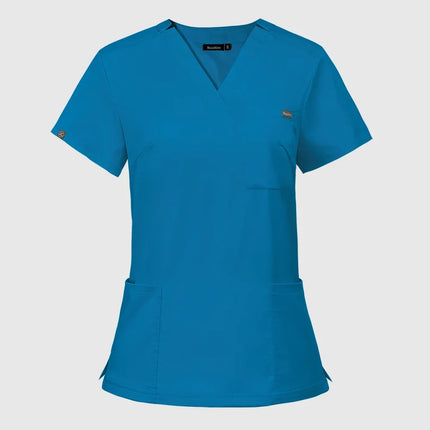 Hospital Overall Scrub Tops Women Dentist Working Uniform Nurse Scrub Uniformes Hospital Workwear Beauty Salon Pharmacy Clothes-KarWorkwear