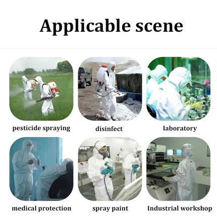 Chemical Work Coverall Protective Suit Hazardous Chemicals Liquid Proof Sulfuric Acid And Alkali Resistant Protection Clothing