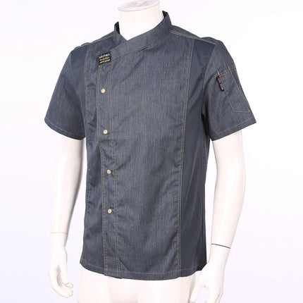Men Women Kitchen Work Uniform Adult Unisex Chef Jacket Coat Cook Hotel Restaurant Canteen Cake Shop Cafe Shirt Staff Costume-KarWorkwear