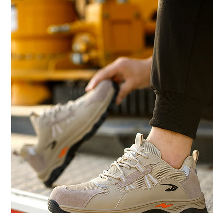 Latest 2023 Steel Toe Cap Climbing Shoes Indestructible Anti Nail Safety Work Shoes Anti Smashing Male Footwear Boots-KarWorkwear