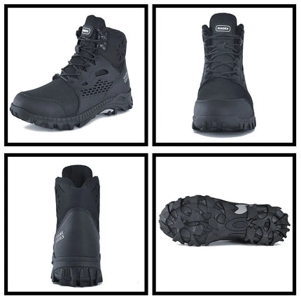 SUADEX S1 Safety Boots Men Work Shoes Anti-Smashing Steel Toe Work Safety Shoes Male Female Boots Anti-slippery EUR Size 37-48-KarWorkwear