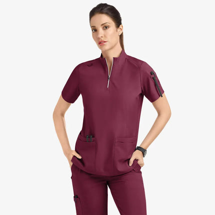 Unisex Medical Uniforms for V-neck Nurse Scurbs set Women Hospital Doctor Workwear Oral Dental Surgery Work Uniform short sleeve-KarWorkwear
