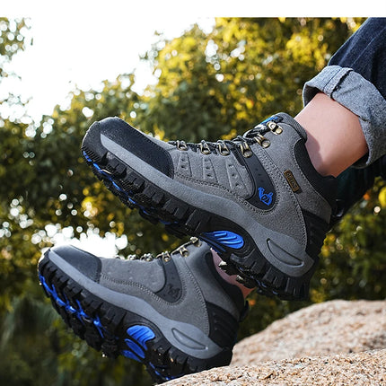 Trendy Classic Men Ankle Boots Wear Resisting Hiking Shoes Cow Suede Men Boot Comfortable Walking Sneaker For Man Tactical Shoes