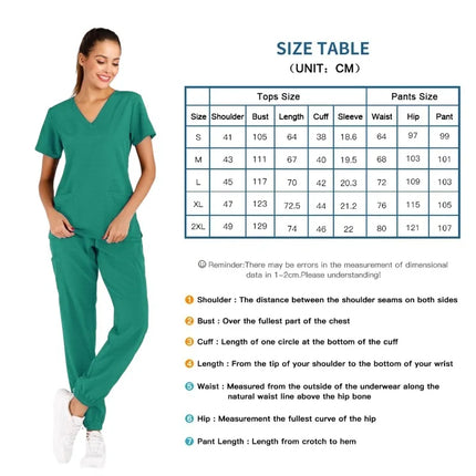 Anti-Wrinkle Soft Premium Fabric Polyester Rayon Spandex Washable Nursing Scrub Set for Womens Nursing Scrub Uniforms-KarWorkwear