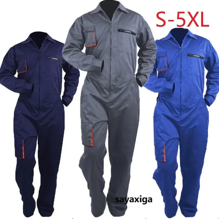 Work Overall Uniform Men Women Working Coveralls Welding Suit Car Repair Workshop Mechanic Plus Size Clothes-KarWorkwear