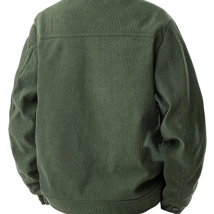 Corduroy Jacket for Men Winter Fashion Versatile Casual American Workwear Jacket Youthful Stylish Men's Clothing