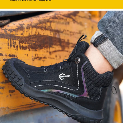 Autumn Winter New Work Safety Boots For Men Designer Work Sneakers Anti-puncture Security Shoes Work Boots Indestructible Shoes-KarWorkwear