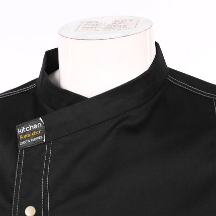 Men Women Kitchen Work Uniform Adult Unisex Chef Jacket Coat Cook Hotel Restaurant Canteen Cake Shop Cafe Shirt Staff Costume-KarWorkwear