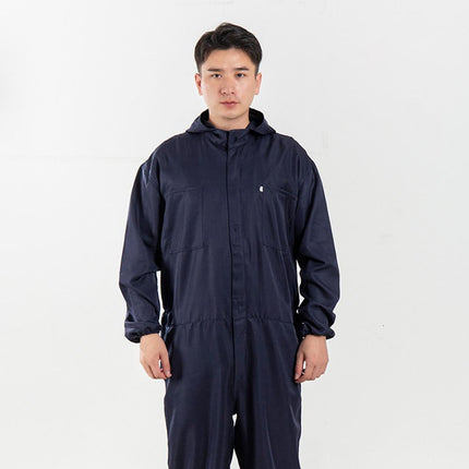 Work Jumpsuit Waterproof Breathable Sweat-absorbing Elastic Cuff Multiple-Pockets Anti-static Men Coveralls Work Uniform For Men-KarWorkwear