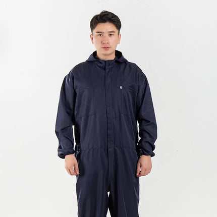Work Jumpsuit Waterproof Breathable Sweat-absorbing Elastic Cuff Multiple-Pockets Anti-static Men Coveralls Work Uniform For Men-KarWorkwear