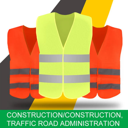 Car Reflective Strip Vest Reflective Strip Vest Car Emergency Reflective Vest Fluorescent Green Orange Safety Suit Strip Vest