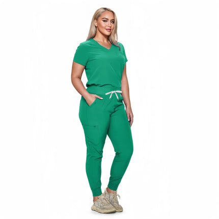 Hospital Nurse Uniforms Comfortable Medical  Jogger Stylish Scrub Suits New Design Hospital Women Nurse Tops and Pants Scrub Set