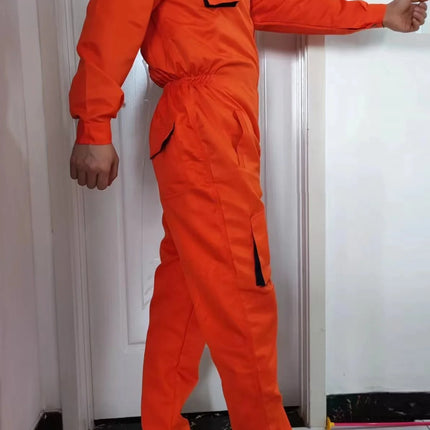 Work Clothing For Men Cargo Overalls Fly Pockets Work Jumpsuit Coveralls Workshop Uniform Hip Hop Costume Overall Hombre Trabajo