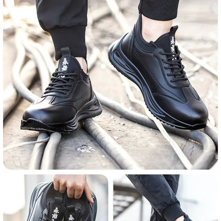 Safety Shoes Men for Work SteelToe Free Shipping Industrial Boots Man Protection for the Feet Smash-Proof Waterproof-KarWorkwear