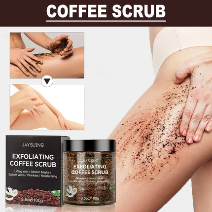 Coffee Scrub for Face Body Exfoliating Brightening Cleaning Dark Spots Removal Fade Melanin Pigmentation Whitening Scrub Cream-KarWorkwear