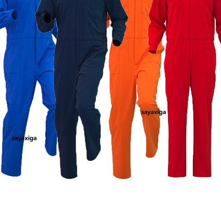 Autumn Worker One-piece Jumpsuit Overall Long Sleeve Factory Workshop Mechanical Auto Repairmen Painter Working Uniform Coverall