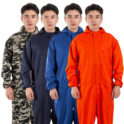 Work Jumpsuit Waterproof Breathable Sweat-absorbing Elastic Cuff Multiple-Pockets Anti-static Men Coveralls Work Uniform For Men-KarWorkwear
