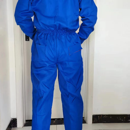 Men Long Sleeve Cargo Overalls Bib Pants Zipper Pockets Rompers Jumpsuit Fashion Labor Casual Coveralls Plus Size S-4xl