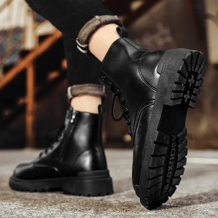 Military Men's Boots to Work Outdoor Shoes for Man Free Shipping Sneakers Winter Men's Chelsea Boot Safti Shose Mens Work Safety