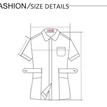 White Short Sleeve scrubs uniforms women Pet Grooming Clinic Nursing Clothes Workwear Nurse Scrub Work Pink Medical Uniform-KarWorkwear