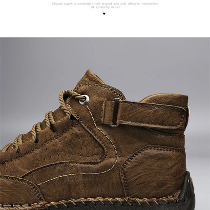 Loafers Ankle Boots Male Sneakers Sports and Leisure Casual Sneaker Leather Shoes Men's Casual Shoes Work Boots for Men Fashion-KarWorkwear