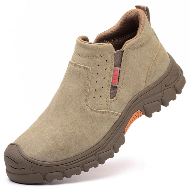 Waterproof Work Boots Safety Composite Toe Shoes Men Anti-smash Anti-puncture Safety Shoes Anti-scald Welding Shoes Protective