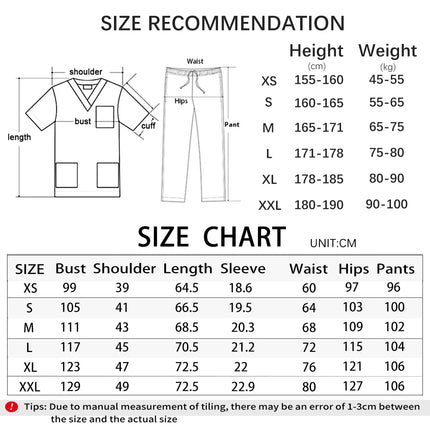Hospital Working Scrubs Set Operating Room Medical Uniforms Beauty Salon Workwear Dental Surgery Unifomrs Nurse Suits Wholesale-KarWorkwear