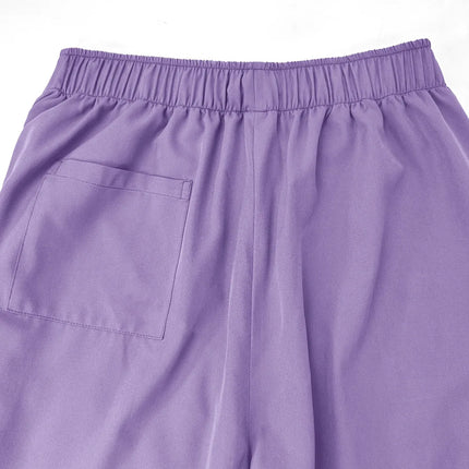 2025 New Uniform Set for Doctors and Nurses - Straight-leg Pants in Solid Colors