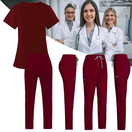 Short Sleeved Hospital Doctor Uniforms Spa Uniforms Dental Clinic Medical Scrubs Suits Pet Grooming Veterinary Nurse Accessories-KarWorkwear