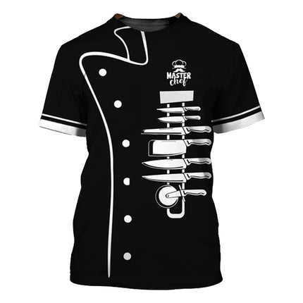 Unisex Restaurant Kitchen Chef Uniform Shirt Women Men Short Sleeves Chef Jacket Bakery Catering work Food Service Cook Top-KarWorkwear
