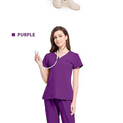 Women's Hospital operating room Work Uniform Elastic and Comfortable Surgical Clothing scrubs suit medical Beauty lab uniforms-KarWorkwear