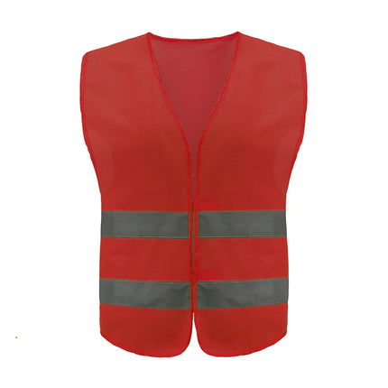 Car Reflective Strip Vest Reflective Strip Vest Car Emergency Reflective Vest Fluorescent Green Orange Safety Suit Strip Vest