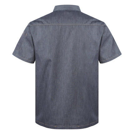 Men Women Kitchen Work Uniform Adult Unisex Chef Jacket Coat Cook Hotel Restaurant Canteen Cake Shop Cafe Shirt Staff Costume-KarWorkwear