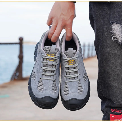 Welding Safety Boots For Men Anti-smashing Construction Work Shoes Puncture Proof Indestructible Composite Toe Safety Work Boots-KarWorkwear