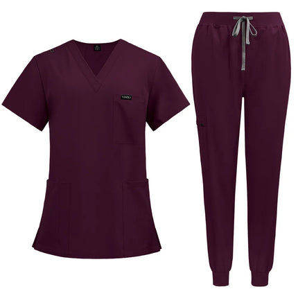 Multilcolors Hospital Medical Scrub Suits Uniform Women Men Scrubs Set Beauty Work Clothes Nurse Accessories Dental Surgery Suit-KarWorkwear