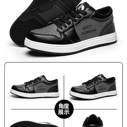 Unisex High-quality Work Shoes Men Non-slip Safety Shoes Anti-smash Anti-puncture Indestructible Shoes Women's Work Sneakers 46-KarWorkwear