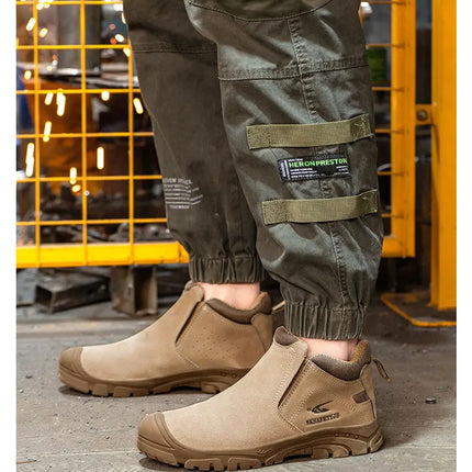 Scald-proof Electric Welding Shoes Plastic Toe Work Shoes Insulated Electrician Shoes Indestructible Industrial Male Wear Boots-KarWorkwear