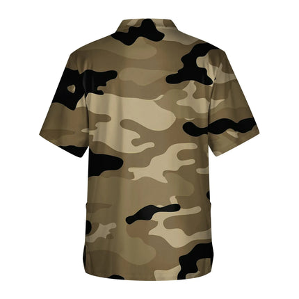 Men'S Camouflage Print Nurse Uniforms Short Sleeve Tops V-Neck Tops Working Pocket Blouse Male Men'S Clothing Uniform T-Shirts