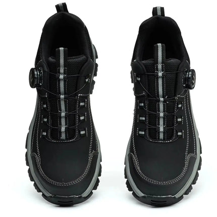 Men's Steel Head Safety Shoes Puncture And Smash Resistant Lightweight Sole Breathable Upper for Outdoor Workshop Work Shoes