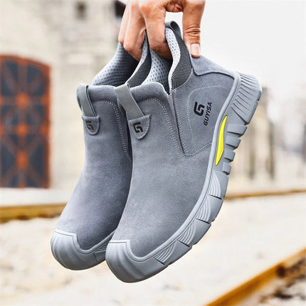 Scald-proof Electric Welding Shoes Plastic Toe Work Shoes Insulated Electrician Shoes Indestructible Industrial Male Wear Boots-KarWorkwear