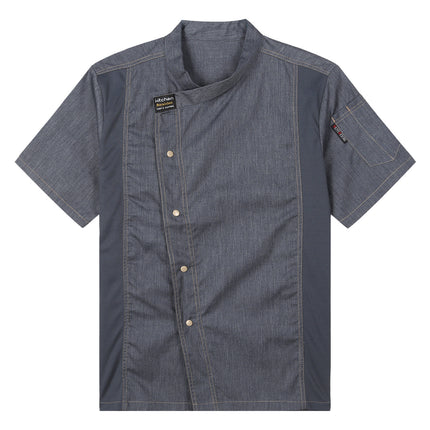 Men Women Kitchen Work Uniform Adult Unisex Chef Jacket Coat Cook Hotel Restaurant Canteen Cake Shop Cafe Shirt Staff Costume-KarWorkwear