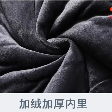 Winter Work Jacket Men, Waterproof Windproof Reflective Thermal Coat, Fleece Lined Abrasion Resistant Parka