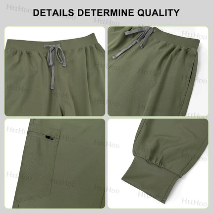 Women's Medical Joggers Suit Grooming Work Clothes Veterinary Dental Scrub Work Uniforms Fashion New Nurses Workwear Mens Scrubs-KarWorkwear