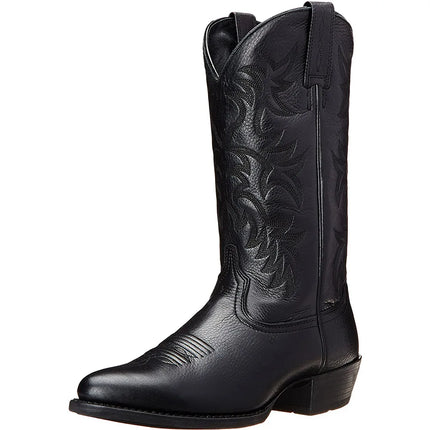 Spring Comfortable Boots Leather Chelsea Boots Knee-length Men's Boots Men Wesern Boots Casual Work Boots for Men Plus Size 46-KarWorkwear