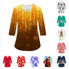 Women Medical Uniforms Christmas 3D Printing Long Sleeve Tops Fashion Hospital Working Scrubs Medical Supplies Nurse Nursing Clo-KarWorkwear