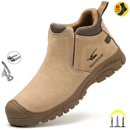 Scald-proof Electric Welding Shoes Plastic Toe Work Shoes Insulated Electrician Shoes Indestructible Industrial Male Wear Boots-KarWorkwear